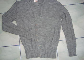 Sweter szary rozpinany rozmiar 36/37