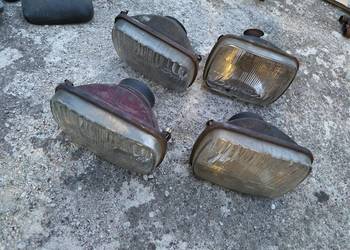 4x reflektor, lampa przednia, Fiat 126p, Maluch, marka Zelmot