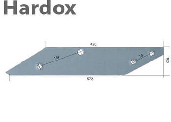 Płoza długa HARDOX 20018/P części do pługa NIEMEYER
