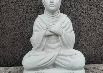 Siedzący budda figura pełny gips 19cm