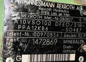 Rexroth A10VSO100 DFEO/31R-PPA12KB6 -SO487 (00970834) Pompa hydrauliczna