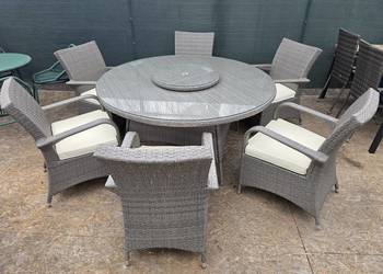 Duży ekskluzywny zestaw mebli ogrodowych Seychelles technorattan