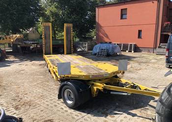 Przyczepa, niskopodwozie 24t