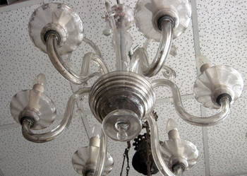 Lampa wisząca -100 letni żyrandol kryształowy- Oryginał