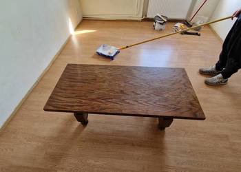ława dębowa stół solidny mocny niemiecki 120 x 55 cm
