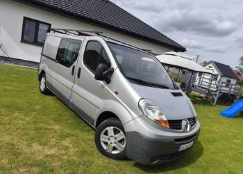 RENAULT TRAFIC LONG BRYGADÓWKA 6 OSÓB, BAGAŻNIK, HAK!!!