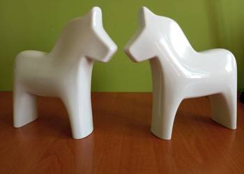 Zestaw koni z Dalarny Ikea Porcelana Krzysztof Wałbrzych