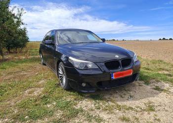 USZKODZONY BMW E60 530i 3.0 LPG 2004r Skóra Automat ZAMIANA