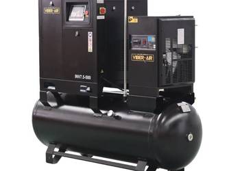 VIBER-AIR INV7.5 SPRĘŻARKA ŚRUBOWA 7,5KW 500L 400V Z OSUSZACZEM I FALOWNIK…
