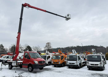 Mercedes Sprinter Zwyżka Podnośnik Koszowy VERSALIFT VTX-240 UDT Wysokość …