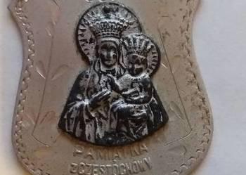 Medalion.Pamiątka z Częstochowy.Ryngraf.