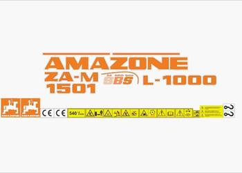 Naklejki Amazone ZA -M 1501mocny klej, odporne, laminat UV