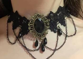 Biżuteria gotyk ghost warrior k-pop emo