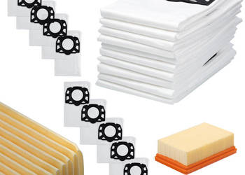 Worki i Filtr do Odkurzacza – do Kärcher WD4–WD6 | 10 Szt.