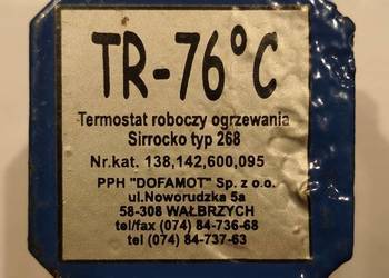 Termostat roboczy ogrzewania Sirrocko typ 268