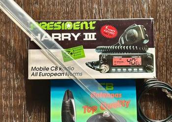 Zestaw CB radio President Harry 3+ antena cb President Montana Nowe Okazja!