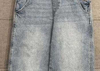 Jeansowe dziewczęce ogrodniczki ZARA rozmiar 164