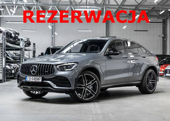 Mercedes GLC 43 AMG Coupe 390KM. Gwarancja do 06.2026. Burmester. Aktywny …