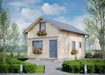 Drewniany domek całoroczny Jan II zabudowany 65 m2