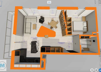 Mieszkanie 57.86m2 2 pokojowe Kielce