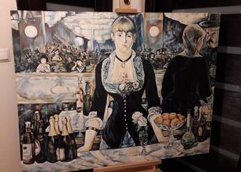 EDOUARD MANET BAR FOLIES BERGERE PIEKNA DUZA KOPIA