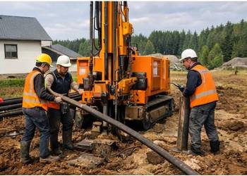 odwierty pod pompe ciepła