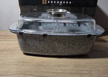 Brytfanna Edenberg EB-8007 5,5 l – 32 cm z pokrywą szklaną