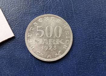 Stare monety 500 mark 1923 A Niemcy