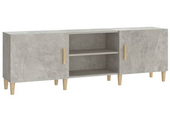 Szafka pod telewizor szarość betonu 150x30x50 cm WM-812622