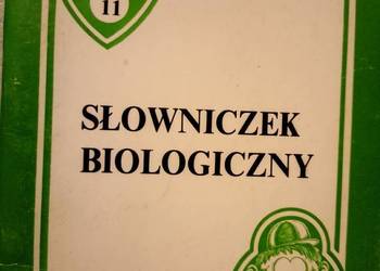 Słowniczek biologiczny księgarnia Praga antykwariat Bródno