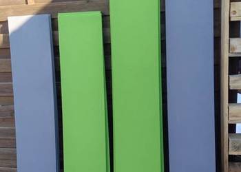 Panel tapicerowany zielony szary 150x27 130x27