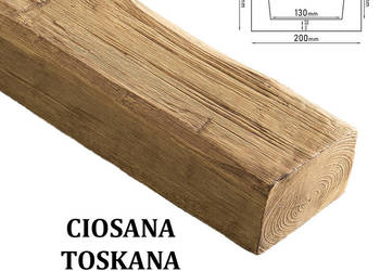 Belka Rustykalna Ciosana 20x13 cm TOSKANA