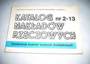 KNR 2-13 Konstrukcje Budowli Wodnych i Śródlądowych