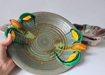 Stare ceramiczne patery