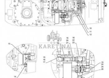 New Holland T6090 T6070 Zawór 84577551