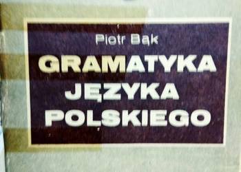 Gramatyka języka polskiego Bąk używane podręczniki nikatowe książki używane