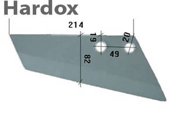 Lemieszyk HARDOX 92536/P części do grubera agregatu VOGEL