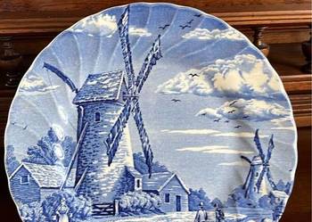 Talerz z wiatrakami. Syg. Myott Meakin. Staffordshire. Engla