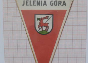 Proporczyk z okresu PRL Jelenia Góra.