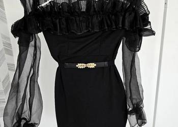 Sukienka mała czarna efektowna