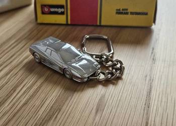 Oryginalny Nowy Brelok Ferrari Testarossa - metal 1:87 Oryginalny Nowy Brelok Ferrari Testarossa - metal 1:87