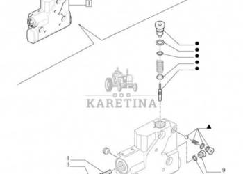 New Holland T6010 T6070 Zawór 47129441