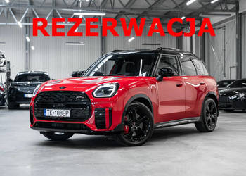 Mini Countryman JCW ALL4 300KM. 1 właściciel. Gwarancja 07.2029.