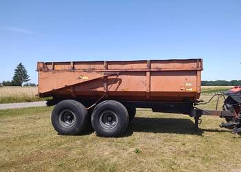 Przyczepa skorupa wywrotka tandem 12 ton zarejestrowana, inne 7-12 ton