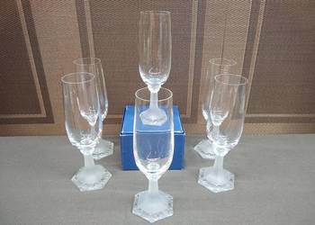 Kieliszki szampan prosecco Rosenthal Maria satynowa 6 szt