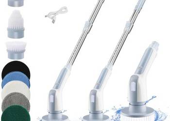 Szczotka elektryczna do czyszczenia fug kabiny płytek łazienka 8w1