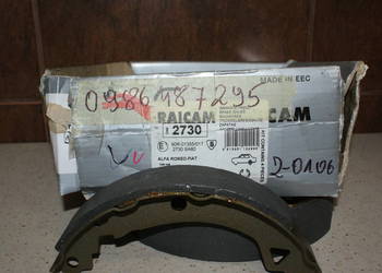 0 986 487 295 - BOSCH - SZCZĘKI HAMULC. FIAT BRAVA 95-98 Szc