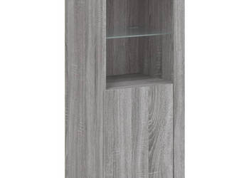 Szafki z oświetleniem LED 3 szt. szary dąb sonoma WM-3209133
