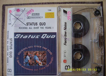 K.  ROCK ,kaseta  ; status quo--rocking all over .