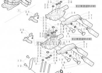 New Holland T6010 T6090 T6070 Zawór kolektora 87363884